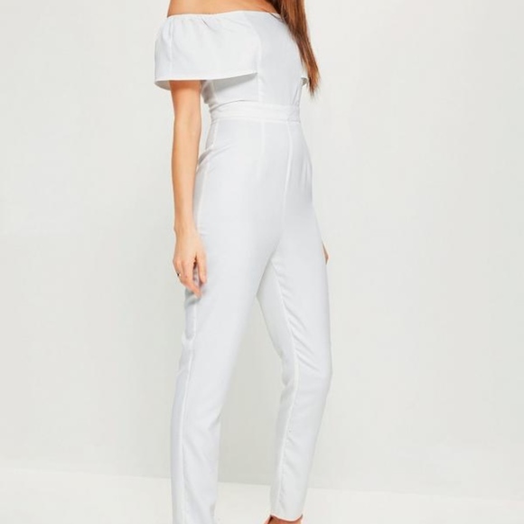 Missguided Dresses & Skirts - Missguided White Jumpsuit US4